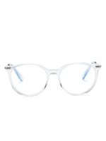 Swarovski lunettes de vue à ornements en cristal - Argent