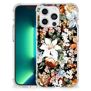 Case voor iPhone 13 Pro Max Dark Flowers