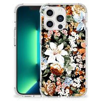 Case voor iPhone 13 Pro Max Dark Flowers - thumbnail