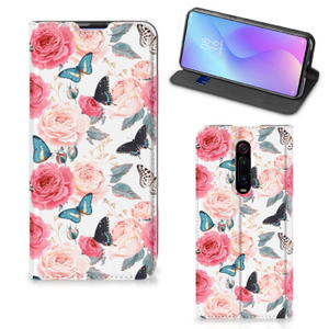 Xiaomi Mi 9T Pro Smart Cover Butterfly Roses