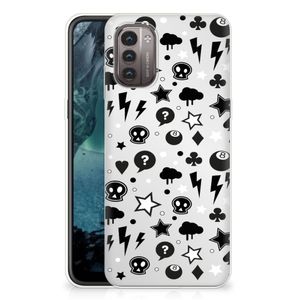 Silicone Back Case Nokia G21 | G11 Silver Punk