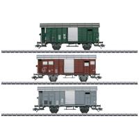 Märklin 46568 H0 3-delige set gesloten goederenwagons bijv. EB 3/5 van de SBB - thumbnail