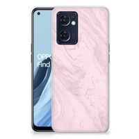 OPPO Reno 7 5G | Find X5 Lite TPU Siliconen Hoesje Marble Pink - Origineel Cadeau Vriendin - thumbnail