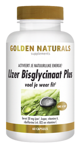 Golden Naturals IJzer Bisglycinaat Plus