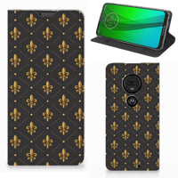 Motorola Moto G7 | G7 Plus Hoesje met Magneet Franse Lelie