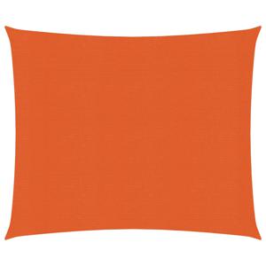 Zonnezeil 160 g/m 2,5x2,5 m HDPE oranje