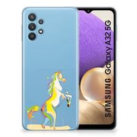 Samsung Galaxy A32 5G Telefoonhoesje met Naam Horse Color - thumbnail