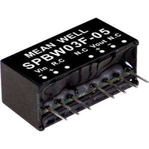 Mean Well SPBW03F-12 DC/DC-convertermodule 250 mA 3 W Aantal uitgangen: 1 x Inhoud 1 stuk(s)