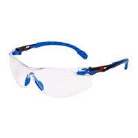 3M Solus Veiligheidsbril, Blauw/Zwart frame, Scotchgard Anti-mist, Heldere lens, S1101SGAF-EU