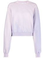 Off-White sweat à imprimé tie dye - Violet