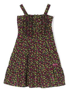 MSGM Kids robe à fleurs - Noir