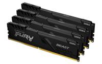 Kingston FURY Beast Werkgeheugenset voor PC DDR4 16 GB 4 x 4 GB 2666 MHz 288-pins DIMM CL16 KF426C16BBK4/16