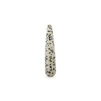 Massage Griffel Jaspis Dalmatiër - 10 x 2 cm