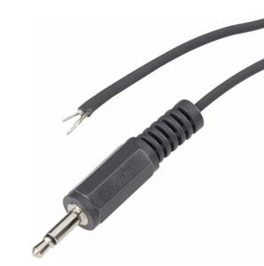 TRU COMPONENTS TC-2517032 Jackplug 3.5 mm Stekker, recht Aantal polen: 3 Stereo Zwart 100 stuk(s)