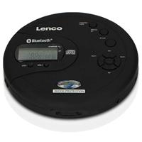 Lenco CD-300 - Draagbare cd-speler van Walkman - Bluetooth Diskman - CD Walkman - MP3-functie - Antishock - 2 x 2000mAh batterij - koptelefoon - micro-USB-oplaadkabel - zwart