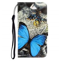 Style Series Samsung Galaxy Note20 Ultra Wallet Case - Blauwe vlinder