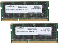 MUSHKIN   Apple 977020A - Geheugen - DDR3 (SO-DIMM) - 16 GB: 2 x 8 GB