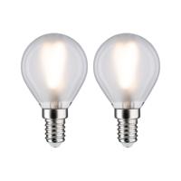 Paulmann 28638 LED-lamp Energielabel G (A - G) E14 3 W Warmwit (Ø x h) 45 mm x 78 mm 2 stuk(s)