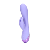 Loveline by Shots Smooth Silicone Rabbit Vibrator - Digital Lavender - thumbnail