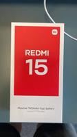 XIAOMI Redmi 15 Smartphone Von 8 + 256 GB, titanium grijs, scherm van 6,9 inch 120 Hz, Snapdragon 685 processor, 50 MP-camera, 7000 mAh, geen oplader inbegrepen