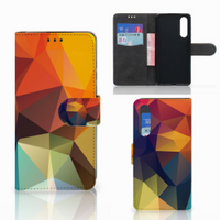 Huawei P30 Book Case Polygon Color