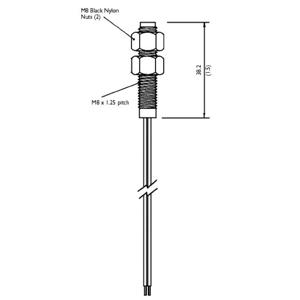 TE Connectivity Sensor PS811 Reedcontact 1x NO 100 V/DC, 250 V/AC 1 A 10 W