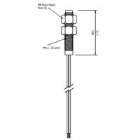 TE Connectivity Sensor PS811 Reedcontact 1x NO 100 V/DC, 250 V/AC 1 A 10 W