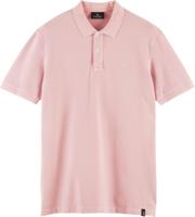 Organic cotton garment-dyed pique p wild pink