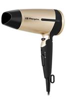 Orbegozo SE 1600 Opvouwbare haardroger, 2 snelheden, 2 temperatuurniveaus, koude luchtknop, concentrator en diffuser, 1600 W