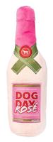 Fuzzyard Pluche Bar Collectie Grappig Hondenspeelgoed met Squeaker (Dog Day Rosé)