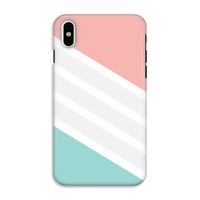 Strepen pastel: iPhone XS Tough Case - thumbnail