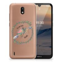 Nokia 1.3 Telefoonhoesje met Naam Boho Dreams