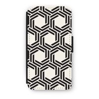 Geometrisch patroon: iPhone XS Flip Hoesje