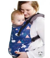 Luna Dream draagzak Grow Up Swan On The Water katoen blauw