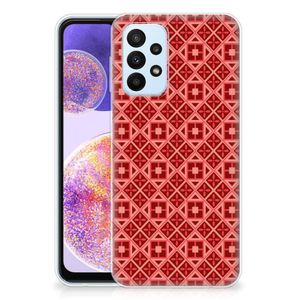 Samsung Galaxy A23 TPU bumper Batik Rood