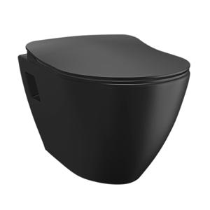 Creavit Design Ophang Wc Met Rvs Sproeier (Bidet), Mat Zwart TP325