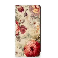 Smart Cover voor Samsung Galaxy A41 Bloemen - thumbnail