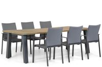 Lifestyle Rome/Glasgow 240 cm dining tuinset 7-delig - thumbnail