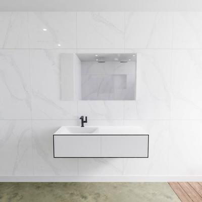 Zaro Lagom volledig naadloos solid surface onderkast 120cm mat zwart met 2 lades Push tot open. Compleet met solid surface wastafel met 1 kraangat(en) Zaro Lagom volledig naadloos solid surface onderkast 120cm mat zwart met 2 lades Push tot open. Compleet met solid surface wastafel met 1 kraangat(en)