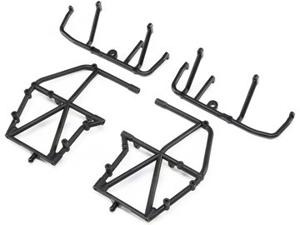 Losi - Side Cage and Lower Bar Black: LMT (LOS241040)