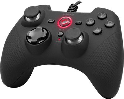 SPEEDLINK RAIT Zwart USB Gamepad Nintendo Switch, PC, Playstation 3