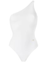 Brigitte maillot de bain asymétrique à une épaule - Blanc