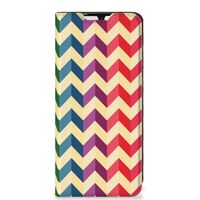 Samsung Galaxy A33 5G Hoesje met Magneet Zigzag Multi Color