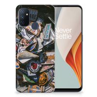 OnePlus Nord N100 Siliconen Hoesje met foto Badges