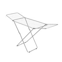 Metaltex Vulcano Wasdroger - Compact metalen droogrek voor binnen en buiten - perfect voor kleding en kleine huishoudelijke benodigdheden - zilver, 55 x 180 x 100 centimeter