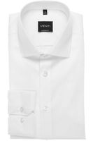 Venti Modern Fit Overhemd wit, Effen