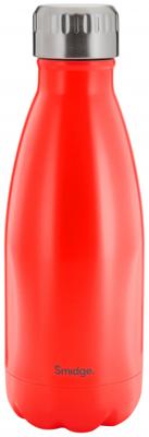 Smidge thermosfles On the Go 325 ml RVS rood Smidge thermosfles On the Go 325 ml RVS rood