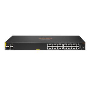 Aruba 6100 24G Class4 PoE 4SFP+ 370W Managed L3 Gigabit Ethernet (10/100/1000) Power over Ethernet (PoE) 1U Zwart