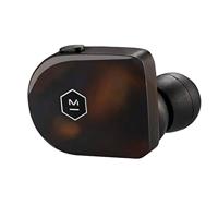 Master & Dynamic MW07TS True Wireless hoofdtelefoon, 3,5 uur batterijduur per lading, edelmetalen oplaadcase, IPX4, tortoise shell