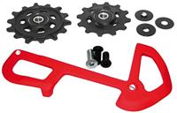 Sram X01 EAGLE ACHTERDERAILLEUR 12 SNELHEDEN X-SYNC KASSEN EN BINNERCAGE ROOD: ROOD